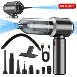 Leistungsstarker Auto-Staubsauger, Hochleistung-Handstaubsauger mit Fugenwerkzeug Schlauch, Leichtgewichtiger Staubsauger, Für Außenbereiche Büro