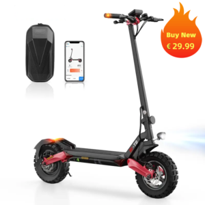 10 Zoll E Scooter mit Straßenzulassung für Erwachsene, max. 20 km/h Geschwindigkeit, 80-100 KM Reichweite, 48V 15Ah, Lange Reichweite，Maximale Belastung 150kg, Geländetauglicher Elektroroller, Faltbarer E Scooter mit Straßenzulassung, 4 Stoßdämpfer Design, 500W Birstenloser Motor