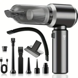 Leistungsstarker Auto-Staubsauger, Hochleistung-Handstaubsauger mit Fugenwerkzeug Schlauch, Leichtgewichtiger Staubsauger, Für Außenbereiche Büro