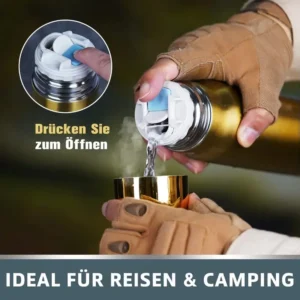 17oz/500ml 18/8 Edelstahl Jagd-Tarnbecher | Doppelwandige Flasche | 12H Kalt & 6H Heiß | Ideales Geschenk für Männer, Jäger Väter
